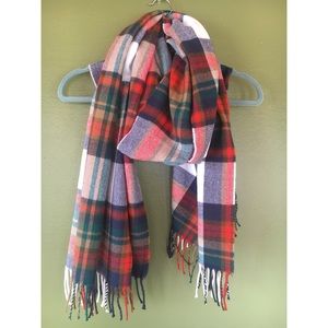 J. Crew large plaid scarf